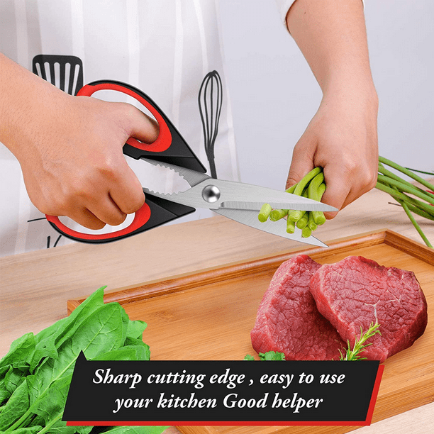 Tijeras De Cocina Multiusos Alta Resistencia - Acero Inoxidable - Uso Doméstico
