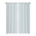 thumbnail image 2 of nqOlkjepod Outdoor Curtains for Patio Waterproof, Blue Striped Outdoor Privacy Panels Grommet, Blue White Stripes Farmhouse Blackout Outside Curtains for Porch/Cabana/Pergola 54"x108", 2 Panels, 2 of 8