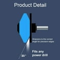 thumbnail image 6 of Walbest Lawn Mower Blade Sharpener for Drill and Lawn Mower Blade Balancer Set, Universal Rotary Lawn Mower Sharpener Blade Whetstone for Power Drill Hand Drill, 6 of 7