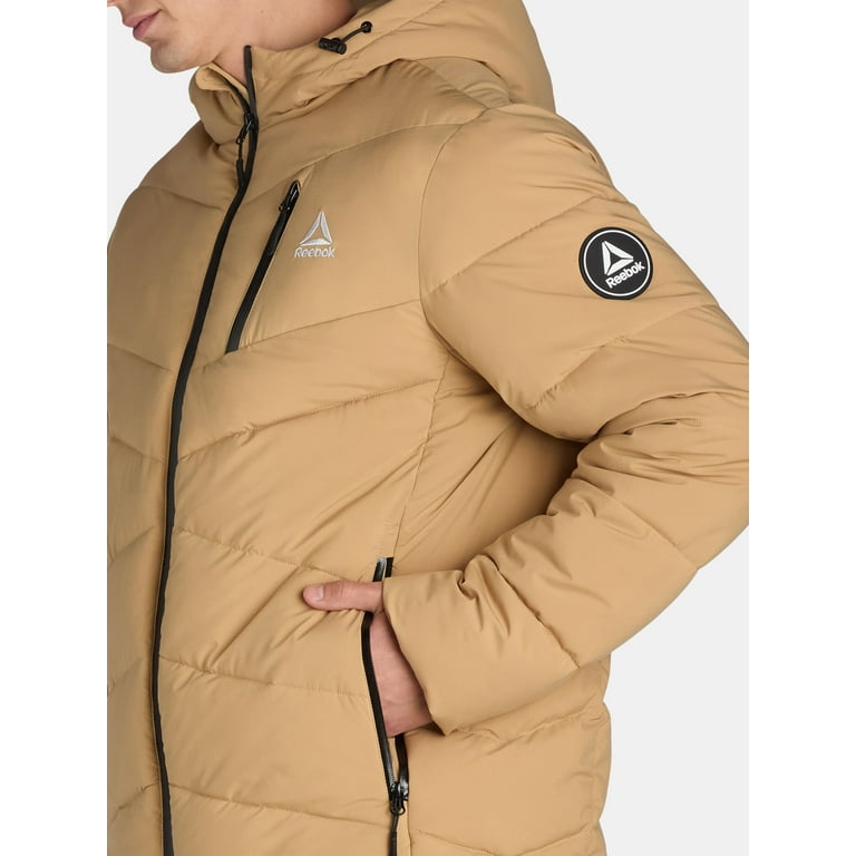 Reebok Men's and Big Men's Stretch Puffer Coat, Sizes S-3XL