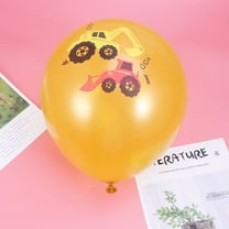 Masteelf Golden Excavator Balloons Set for Party Decoration Latex Construction Theme Supplies 12 Inches