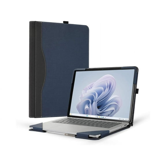 Laptop Case for 14.4 inch Microsoft Surface Laptop Studio 2 2023 / Studio 2022 Protective Cover Shell with Pencil Holder PU Leather Hard Folio Cover