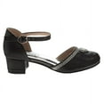 thumbnail image 2 of Badgley Mischka Girls Low Heeled Dress Shoes. (Little Kids Big Kids)Black, Size: 8, 2 of 6