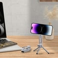 thumbnail image 5 of Support Universel en Aluminium pour Trépied de Téléphone avec Design Pliant Réglable à 360° pour Téléphone Intelligent, 5 of 5
