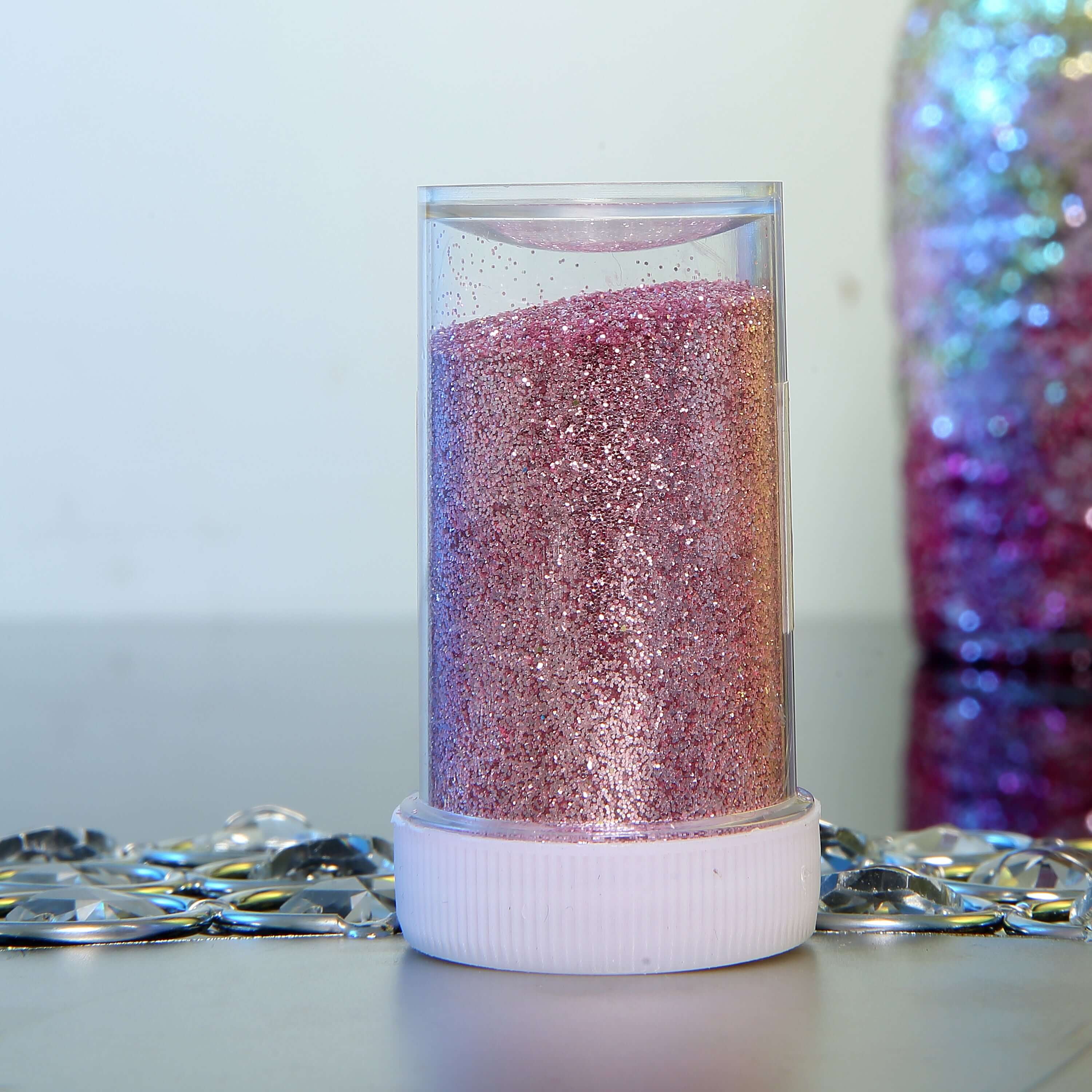 Efavormart Extra Fine Bottle Glitter Wholesale For Wedding Party Event  Table Centerpieces Decoration Arts and Crafts - Pink, image size:3000x3000