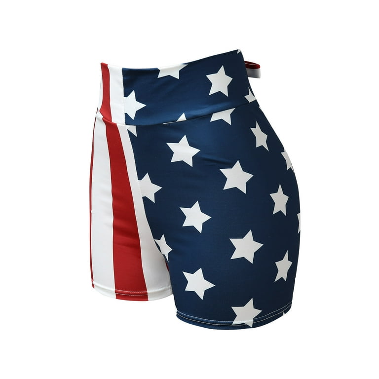 Independence Day 4th Of July Women Dresses Workout Leggings Fitness Sports  Yoga Pants Patriotic Sundress Fourth Of July Gifts Blue XL