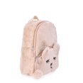 thumbnail image 3 of Wonder Nation Girls Faux Fur Bear Mini Backpack, Ivory, 3 of 5