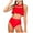 A330-Red, variant on XZNPDUCQ Girls Swimsuit Bikini Sets 2 Piece Color Block Bathing Suits For Teen Girls Swimwear Swimming Suit For Girls 9-10 Years Bronze