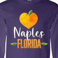 thumbnail image 4 of Inktastic Naples Florida Orange in Heart Long Sleeve T-Shirt, 4 of 5