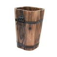 thumbnail image 4 of jinwen Pot de Fleurs en Bois Rustique pour Cour Entrée Intérieur/extérieur, 4 of 9