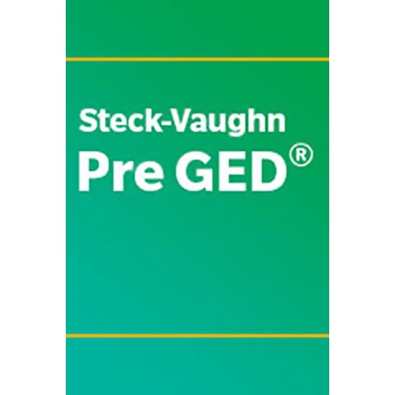 Pre-Owned Steck-Vaughn Pre-GED: Student Edition Getting Started Graphic Literacy 2009, 9781419058264, 1419058266, Paperback, 1 edition
