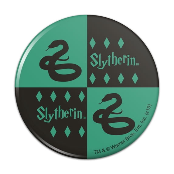 Harry Potter Slytherin Pattern Kitchen Refrigerator Locker Button Magnet