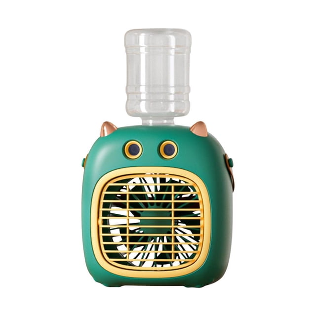 Feltree Mini Portable Conditioner with Water Bottle Mini Rechargeable Evaporative Cooler USB Conditioning Fan and Humidifier