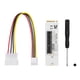 thumbnail image 3 of NGFF M.2 to PCI-E 4X Riser Card M2 Key M to PCIE X4 Adapter with LED Indicator, 3 of 7