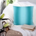 thumbnail image 3 of Turquoise Ombre 24x24 Pillow Covers Set of 2, Farmhouse Teal Gradient Modern Art Throw Pillow Covers Decorative Couch Cushion Case, Microfiber Square Pillowcases for Bedroom Car Living Room, 3 of 7