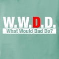 thumbnail image 3 of CafePress - WWDD What Would Dad Do? Black T Shirt - Womens Comfort Colors® Shirt, 3 of 4