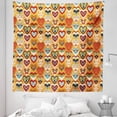 thumbnail image 1 of Spanish Tapestry, Ethnic Heart Shapes Colorful and Designed Way Folk with Patterns Continuous Art, Fabric Wall Hanging Decor for Bedroom Living Room Dorm, 5 Sizes, Multicolor, by Ambesonne, 1 of 1