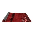 thumbnail image 2 of Ahgly Company Indoor Square Abstract Red Modern Area Rugs, 5' Square, 2 of 4