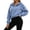 Blue Cropped Sweatshirt, variant on Aboser Women's Cropped Zip Up Hoodies Half Zip Pullover Women Fall Fashion Y2k Sweatshirts Drawstring Long Sleeve Hoodie Tops Solid Color Crop Sweatshirt with Pocket Gray L