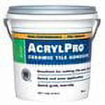 Custom Building Products AcrylPro White Flooring Adhesive 1 gal. for Ceramic, Porcelain