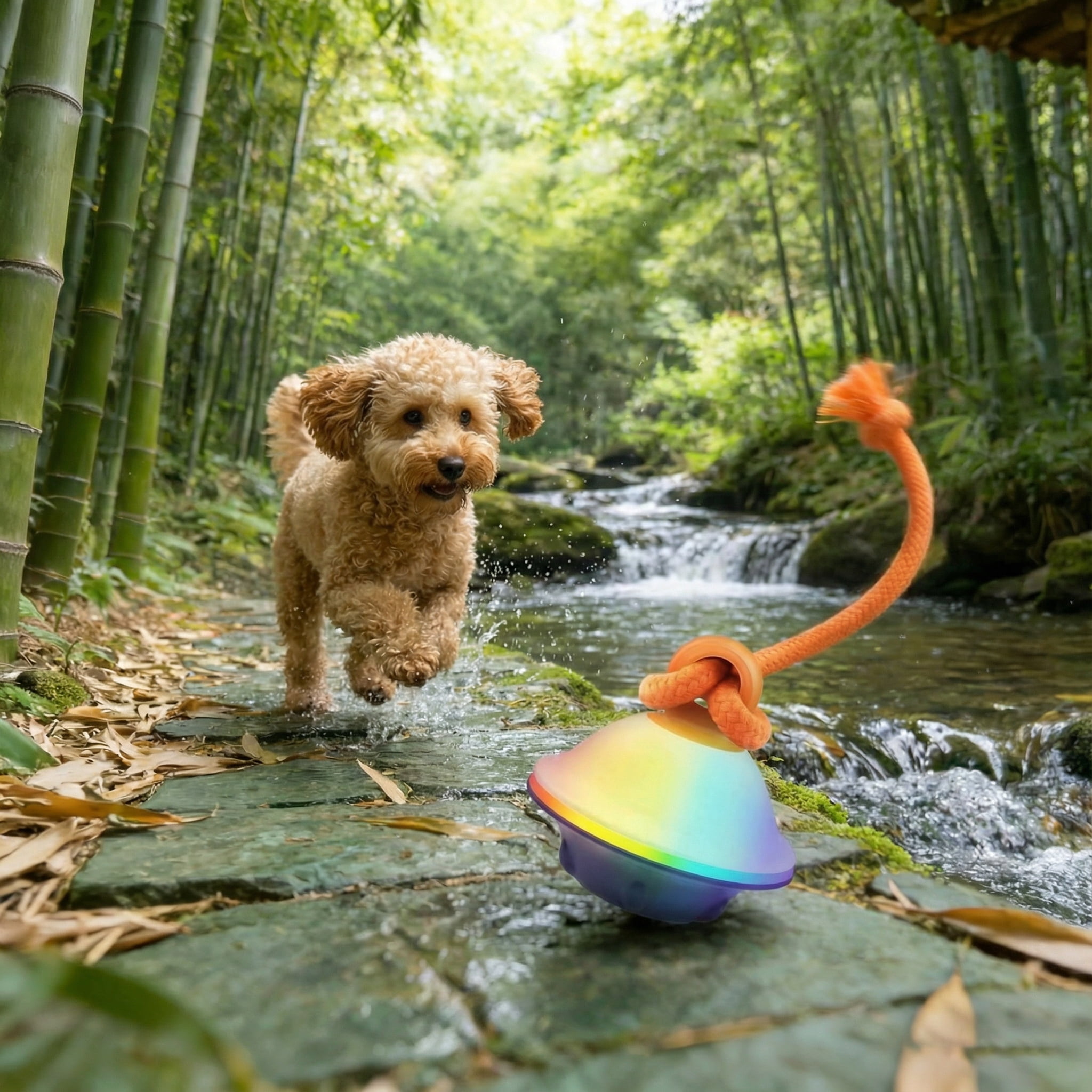 Automatic Interactive Smart Pet Toy with LED Lights for Cats and Dogs Indoor Exercise and Play