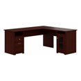 thumbnail image 1 of Bowery Hill 72W L Shaped Desk in Harvest Cherry - Engineered Wood, 1 of 6