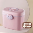 thumbnail image 3 of Portable Baby Formula Dispenser Travel Container with Compartment Snack Storage and Integrated Handle for Feeding, 3 of 3