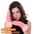 thumbnail image 3 of Whiteleopard Women's Winter Gloves Warm Lining Mittens- Cozy Wool Knit Thick Gloves Novelty Mittens Cold Weather, 3 of 8