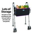 thumbnail image 3 of Top Glides Fabric Walker Basket (Purple), 3 of 7