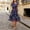 Navy, variant on Women's Cocktail Dresses, Formal Wedding Guest Modest Church Vintage Tea Party Midi Evening Dress