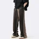thumbnail image 5 of Pantalones casuales para hombre, anchos, holgados, tendencia masculina, oferta, estilo coreano, corte regular, elegante, moda actual, ropa clásica 2024, 5 of 5