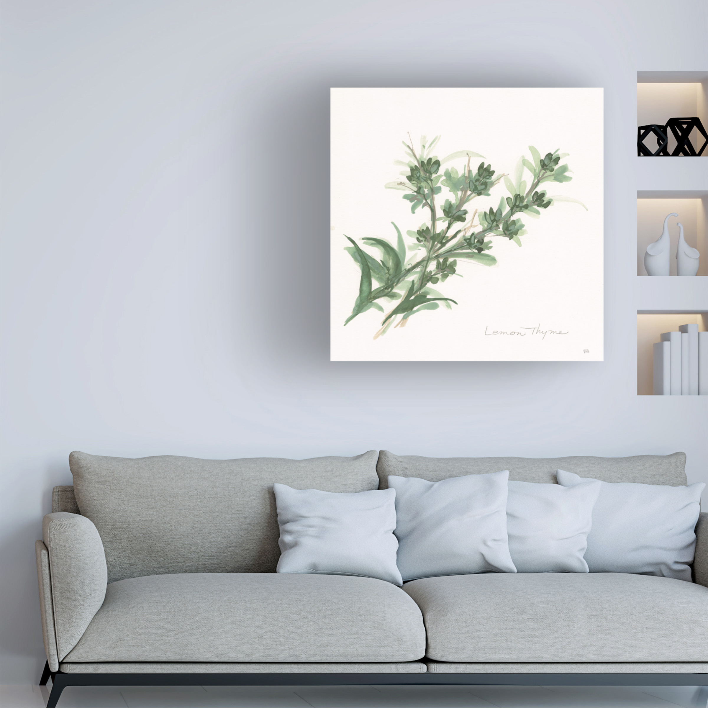 Trademark Fine Art 'Lemon Thyme' Canvas Art by Chris Paschke