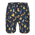 thumbnail image 3 of Fuzoiu Scarf Ski Shoes sock Print Men's Beach Shorts,Men's Swim Trunks,Quick Dry Board Shorts with Pockets,Men's Bathing Suits for Surfing, Running, and Casual Wear-3X-Large, 3 of 6