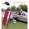 thumbnail image 4 of 4PCS Heavy Duty Suction Cup - Large Suction Anchor With 360°Rotating hook,For Camping Car Side Awning, 4 of 5