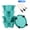 Teal, variant on iHomeGarden Smart Space Vertical Planter 4-Tier Tower with Bonus Wheels - Mobile Gardening Pots for Indoor/Outdoor Flowers, Vegetables & Succulent Plants, Teal