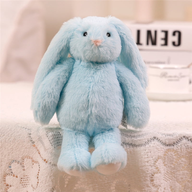 Cute Lop Rabbit Plush Toys Soft Stuffed Long Ears Bunny Doll Funny Baby's Sleeping Companion Room Decor Girls Boys Birthday Gift