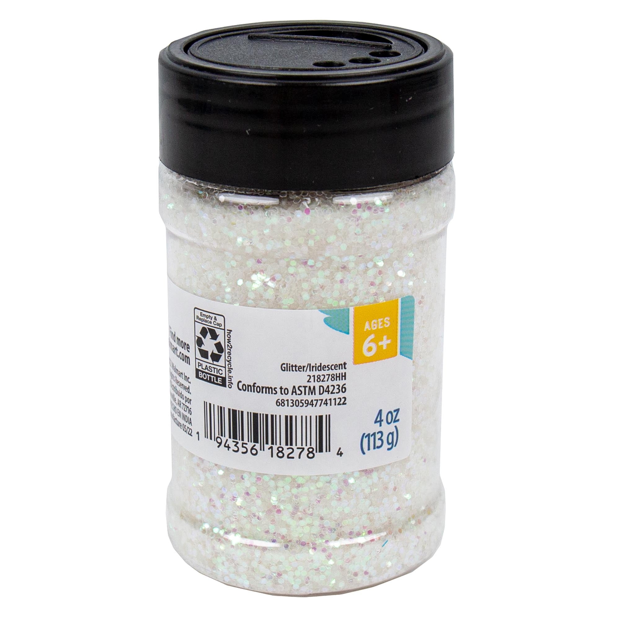 Hello Hobby Iridescent Glitter Shaker, 4 oz.