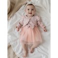 thumbnail image 6 of BemeyourBBs Baby Girl 2Pcs Outfits Sleeveless Tulle Dress + Long Sleeve Jacket, 6 of 9