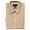 Beige, variant on Men's Slim Fit Long Sleeve Dress Shirt - Burgundy - XL/17-17.5/32-33