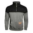 thumbnail image 5 of Curuila Mens Sweatshirt Half Zip Long Sleeve Color Block Stand Collar Pullover Sweatshirts Everyday Wear Comfort Pullover Tops Size 2Xl, 5 of 8