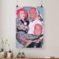 thumbnail image 3 of Vintage Poster - RIP Hulk Hogan Poster – Style 1980s Hulk Hogan and Cindy Lauper - Size 24x36 - Kiloa, 3 of 5