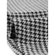thumbnail image 5 of Blude talgrande pamujer con pade gallo, blusas de trabajo informales paoficina, top peplum Blanco Negro XL, 5 of 5