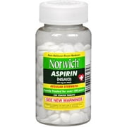 Norwich Aspirin Tablets Regular Strength 250 Tablets