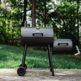 thumbnail image 4 of Char-Griller Smokin' Pro™ Offset Smoker Grill | Black Charcoal Barrel Grill with Side Fire Box Attachment, 4 of 16