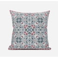 thumbnail image 2 of Jahan Paisley Jeter Tissu Oreiller en Vert Gris Indigo 20x20, 2 of 7