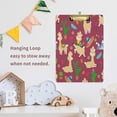 thumbnail image 6 of FMSHPON Cute Llama Clipboard Hardboard Wood Nursing Clip Board and Pull for Standard A4 Letter 13x9 inches, 6 of 7