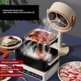 thumbnail image 3 of Campana Extractora Portátil, Extractor De Cocina De Escritorio, Eficiente, Recargable Por USB, De Poco Ruido Para Fumar En La Oficina, Barbacoa Al Aire Libre, 3 of 7