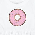 thumbnail image 4 of Inktastic Pink Donut with Sprinkles Girls Baby Dress, 4 of 5