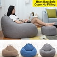 thumbnail image 2 of Vensio - Housse de Petit Fauteuil Poire Jaune pour Adultes et Enfants, Protecteur de Mobilier de Repos Réutilisable pour l'Intérieur, Sac de Rangement de Remplacement Lavable pour Toutous pour Salon, Dortoir et Salle de Jeux, 2 of 6
