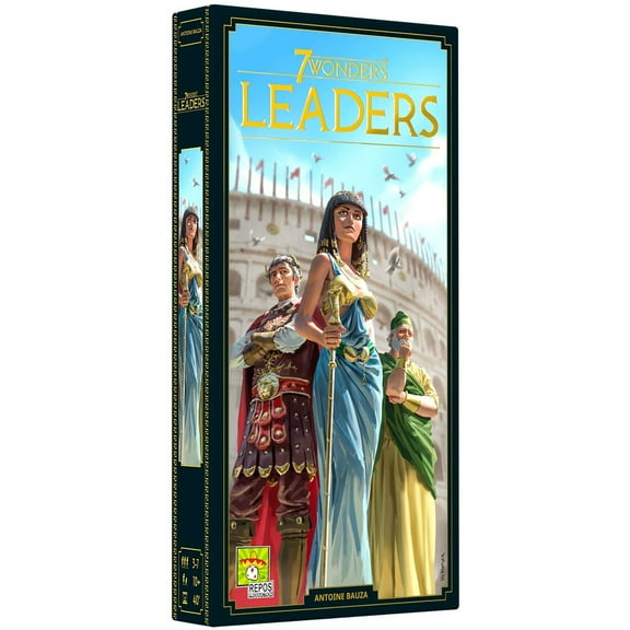 7 Wonders: Leaders (New Edition) Board Game Expansion for Ages 10 and up, from Asmodee